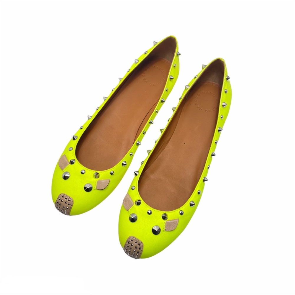 MARC BY MARC JACOBS Studded Mouse Ballerina Flats Size 40.5